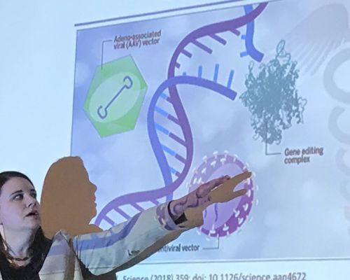 IMG_3598 Dr Jennifer Posey presents at the XGS family conference 2018